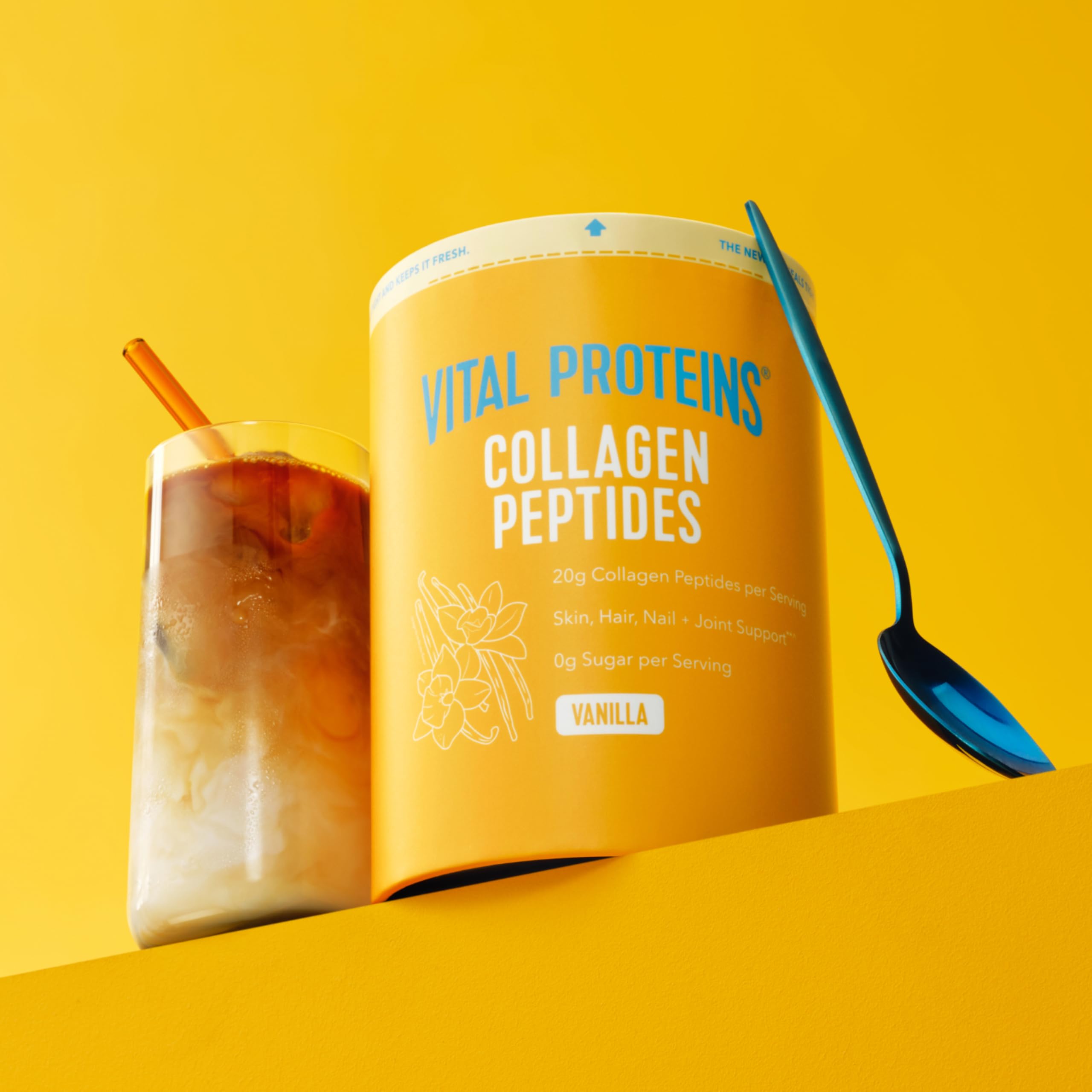 Vital Proteins Collagen Peptides Powder Vanilla - Supports Hair, Skin, Nails, Bones, Joints, Powder for Women