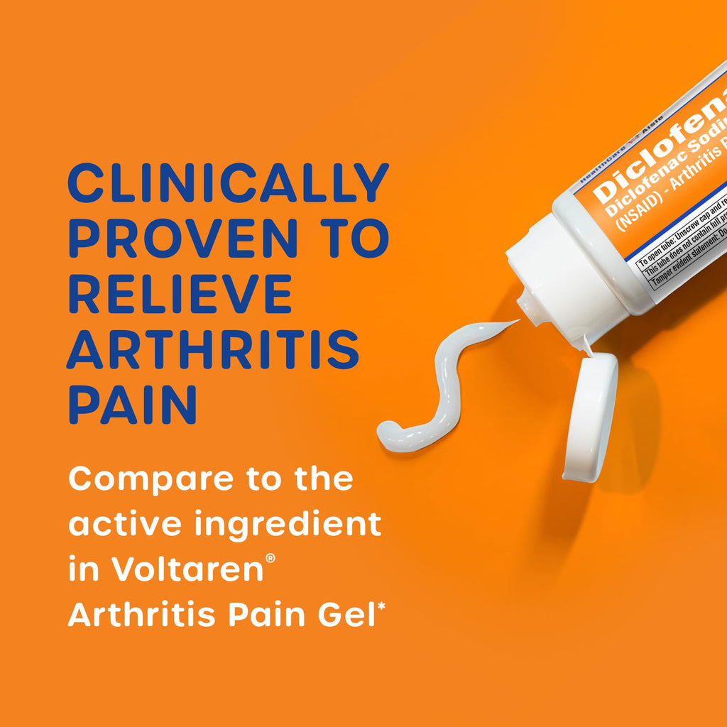 HealthCareAisle Diclofenac Gel, 1%, Arthritis Pain Relief - 50 g tube - Original Prescription Strength (NSAID) HealthCareAisle Au supplements
