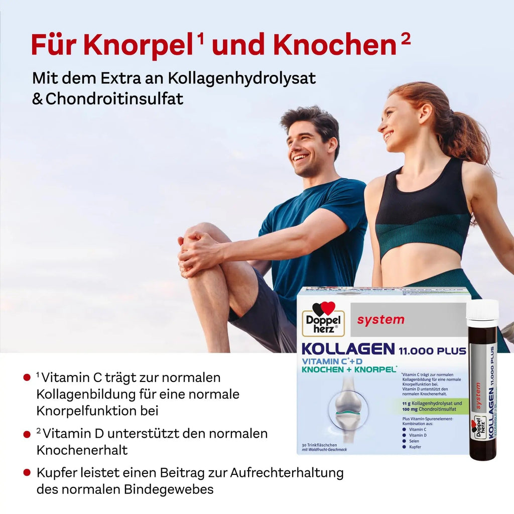 Doppelherz collagen 11,000 ampoules, 30 x 25 ml, PZN:7625039 My Store Au supplements