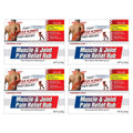 Pure-Aid Muscle & Joint Pain Relief Rub, Fast Relief from Minor Arthritis, Backache, Muscle & Joint Pain Non-Greasy Cream, 2oz (4pk) Pure-Aid Au supplements