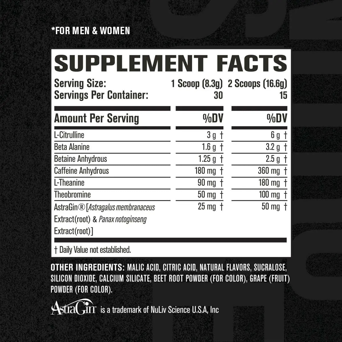 NITROSURGE Pre Workout Supplement - Endless Energy, Instant Strength Gains Jacked Factory Au supplements