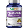 NusaPure Policosanol 100mg 180 Veggie Capsules (Vegan, Non-GMO) NusaPure Au supplements