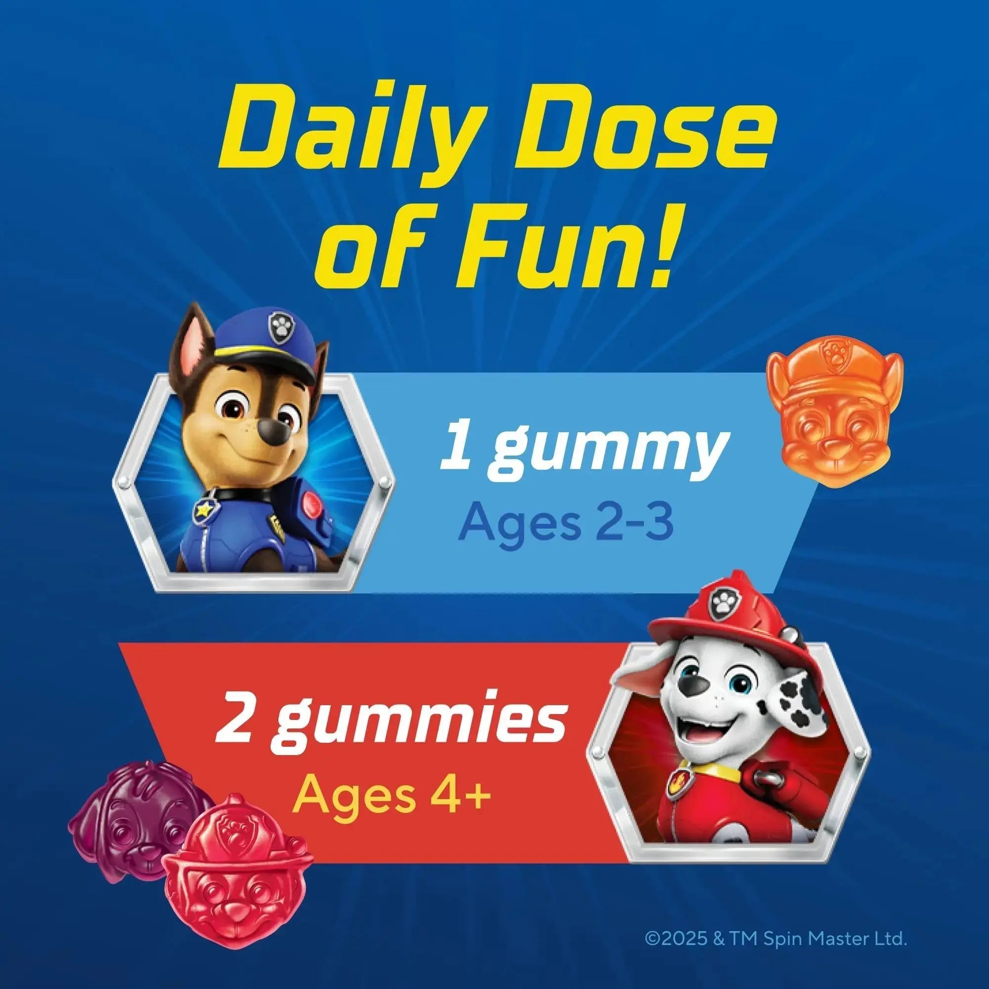 L’il Critters Paw Patrol Gummy Vites Daily Gummy Multivitamin for Kids, Vitamin C, D3 for Immune Support Cherry Lil Critters Au supplements