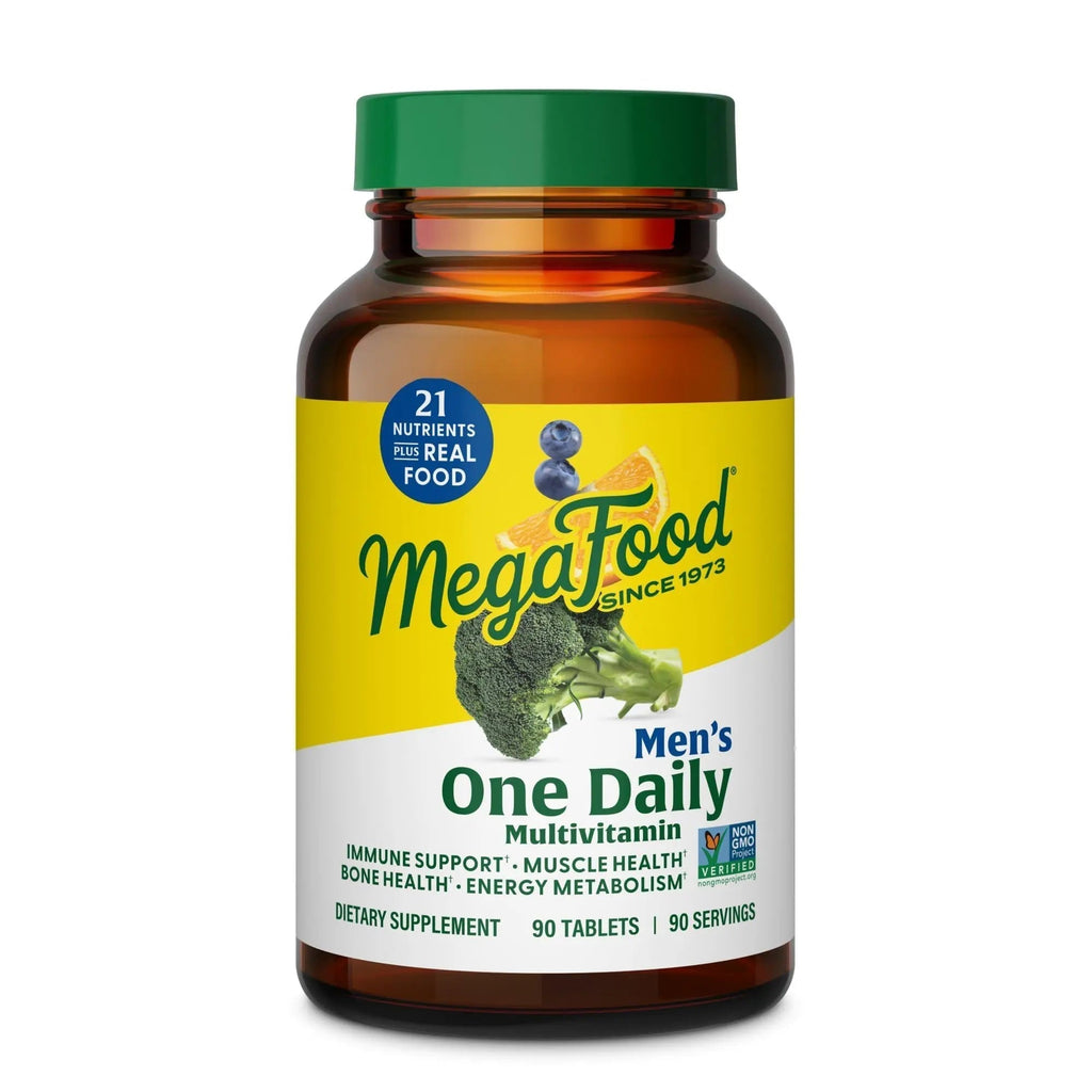 MegaFood One Daily Mens Multivitamins - Multivitamin for Men - Vitamin C, Vitamin D3 & Vitamin B12 - Muscle, Energy Metabolism & Immune Support MegaFood Au supplements