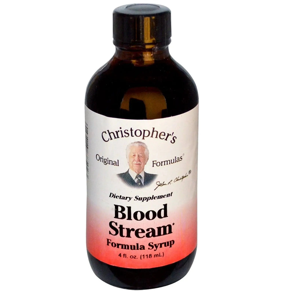 Bloodstream Cleanse Syrup (Replaces Red Clover Combination) - 4 oz - Liquid Dr. Christopher's Au supplements