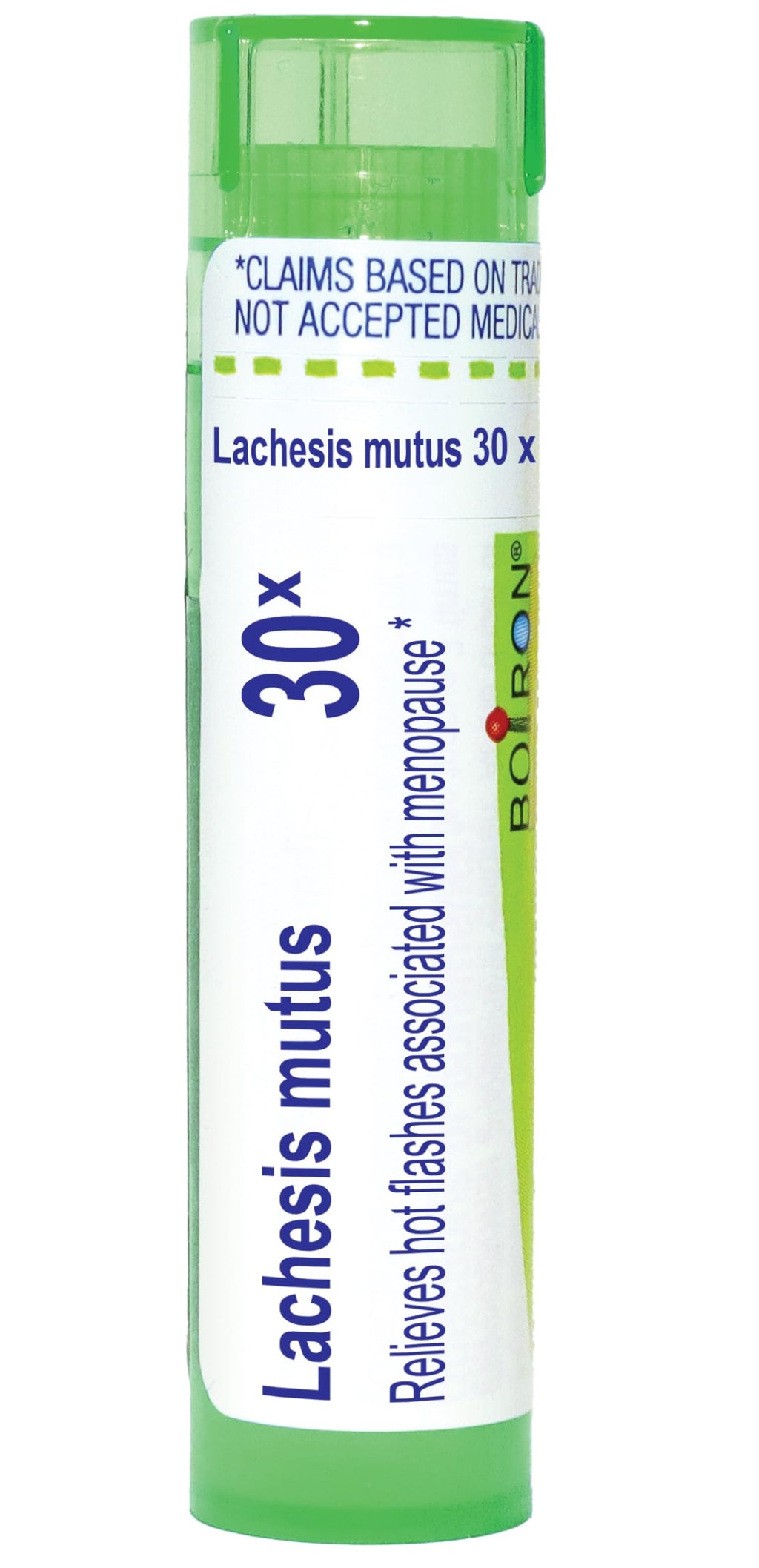 Boiron Lachesis Mutus 30X for Hot Flashes from Menopause - 80 Pellets Boiron Au supplements