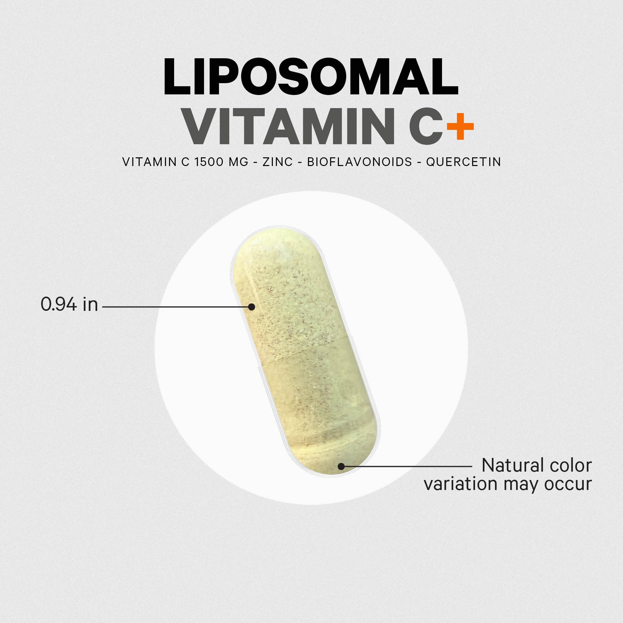 Codeage Liposomal Vitamin C Vitamins with Zinc, Elderberry, Citrus Bioflavonoids Ascorbic Acid, Quercetin & Rose Hips Fruit, Vitamina C Liposomal Supplement Pills - Non-GMO, Vegan - 90 Capsules Codeage Au supplements