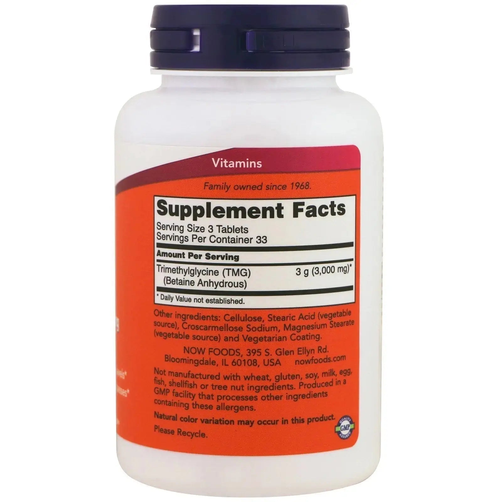 NOW TMG 1000mg, 100 Count (Pack of 2) NOW Foods Au supplements