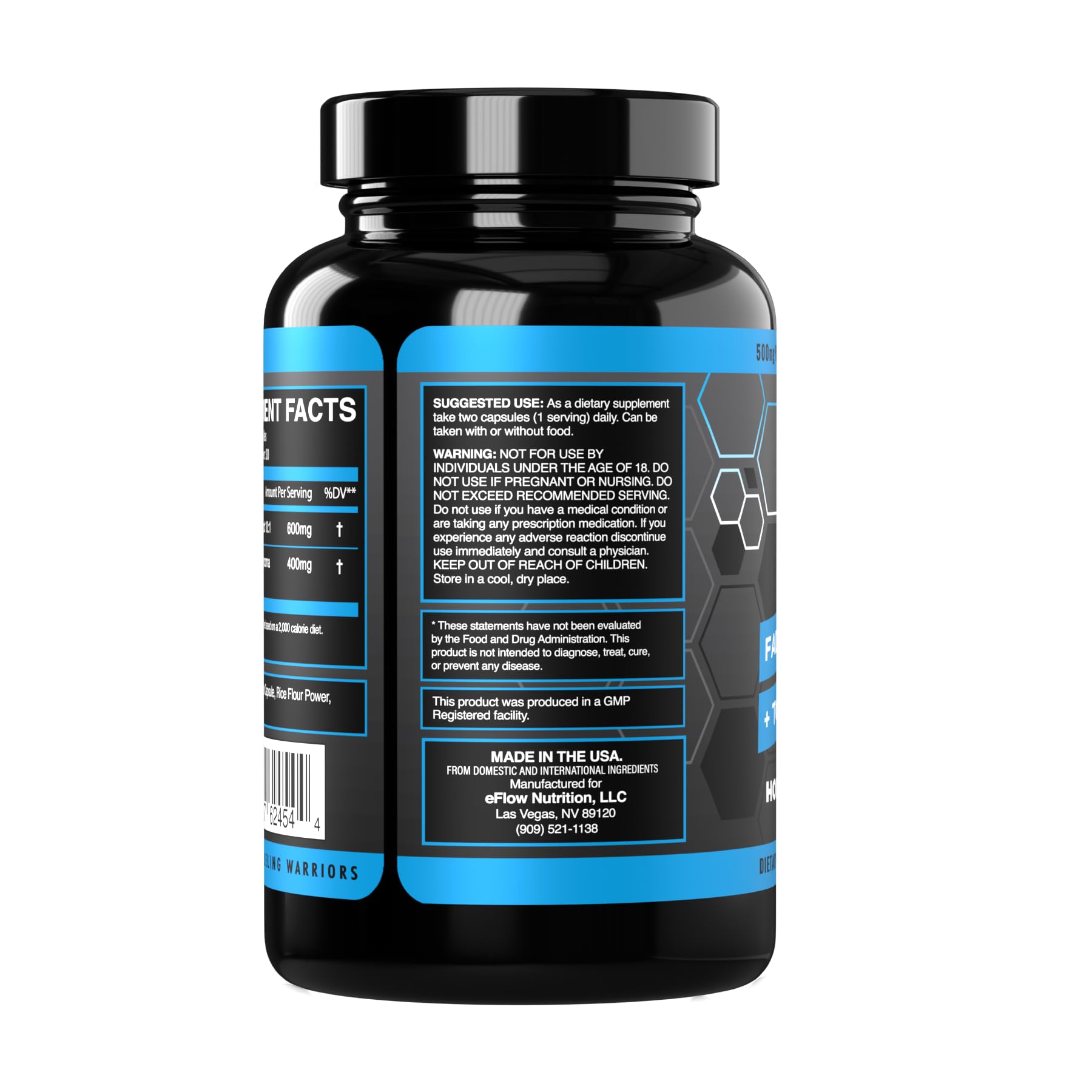 eFlow Nutrition Fadogia Agrestic + Tongkat Ali - [2-in-1] Natural Performance Supplement eFlow Nutrition Au supplements