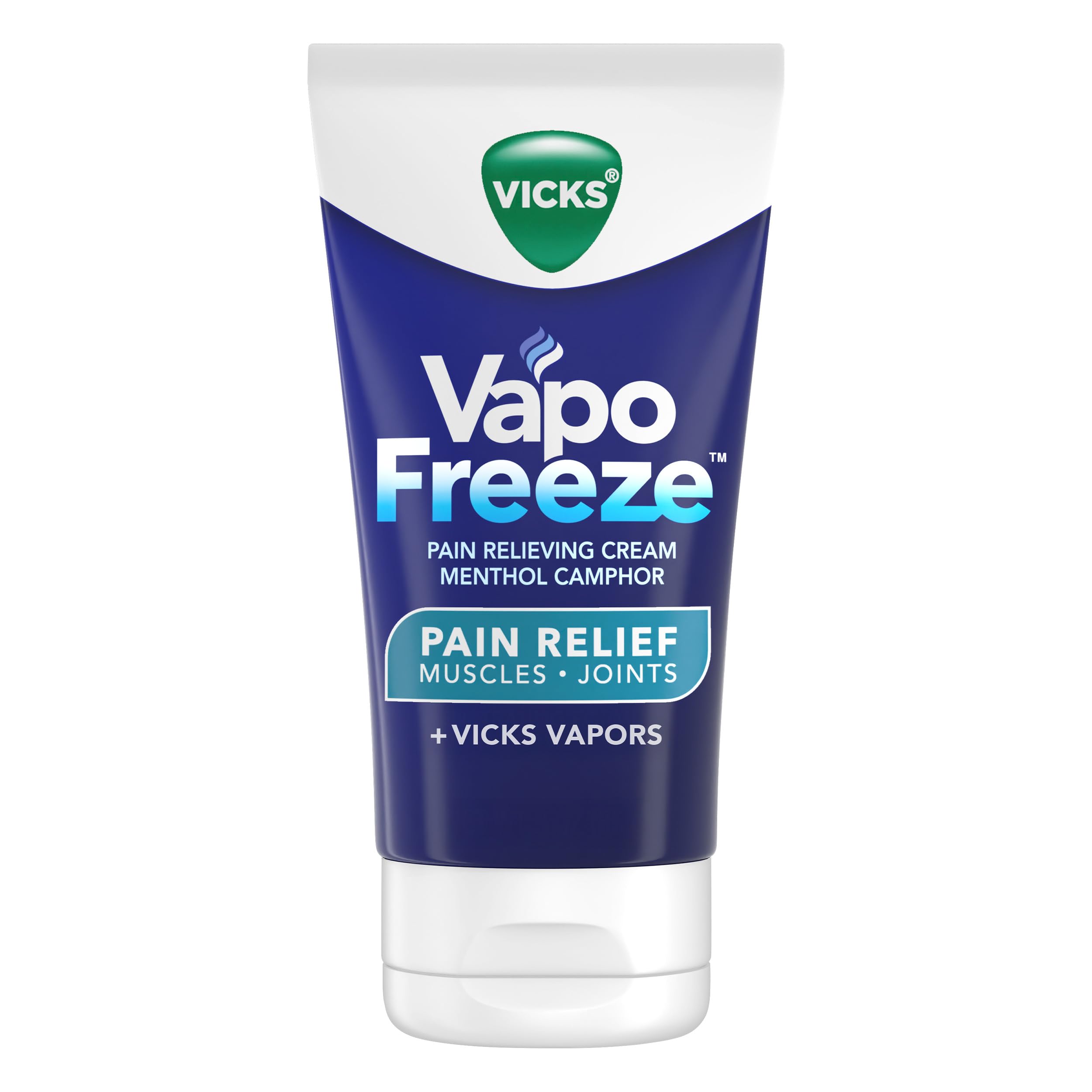 Vicks VapoFreeze Topical Pain Cream 3.0oz, Maximum Strength Menthol+ for Muscle Pain Relief, Joint Pain Relief, Knee Pain Relief, Back Pain Relief, Cream for Pain Relief, Topical Pain Relief Vicks Au supplements