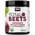 Force Factor Total Beets Organic Beetroot Powder Superfood to Boost Daily Nutrition, USDA Organic, Vegan, Gluten-Free