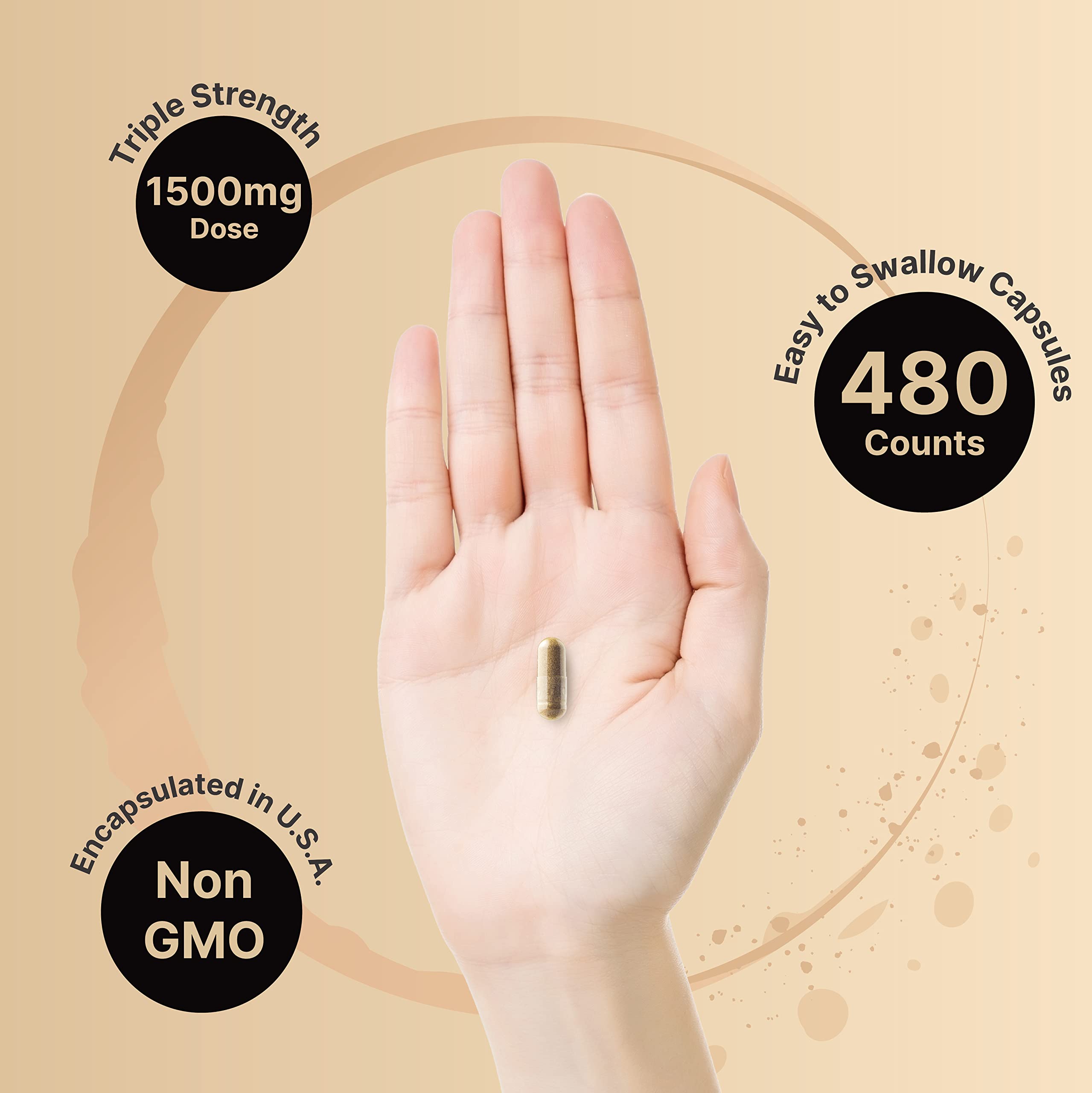2 Pack NatureBell Mucuna Pruriens Capsules, 1500mg Per Serving, Made with Mucuna NatureBell Au supplements