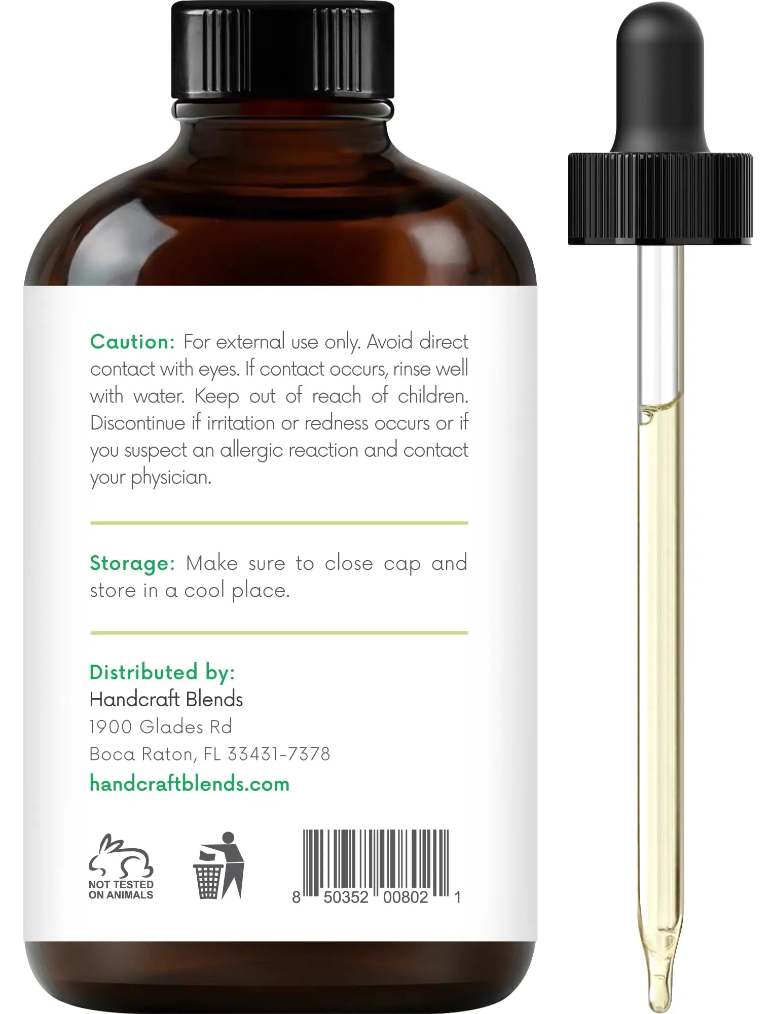 Handcraft Blends Peppermint Essential Oil - Huge 4 Fl Oz - 100% Pure and Natural - Premium Grade Handcraft Blends Au supplements