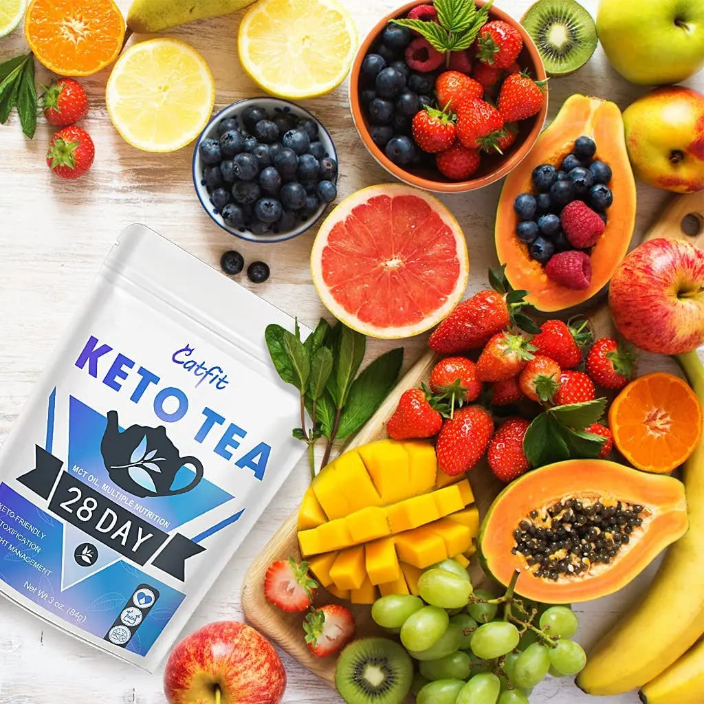 Catfit Keto Detox Tea for Belly Fat and Colon Cleanse - All Natural Detox and Cleanse Catfit Au supplements