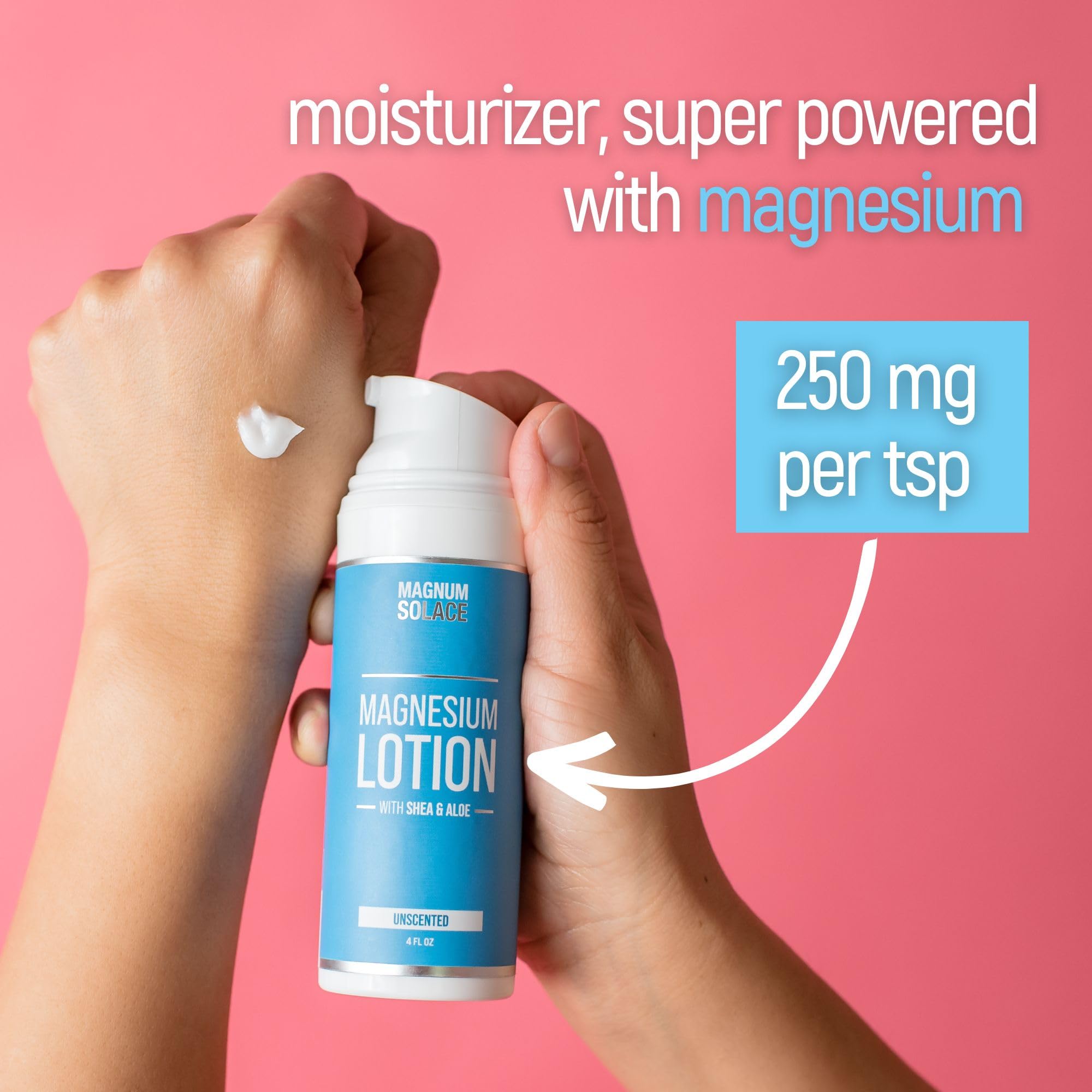 Magnum Solace Magnesium Lotion with Aloe & Shea – Apply to Legs – Alternative to Topical Magnesium Cream Magnum Solace Au supplements