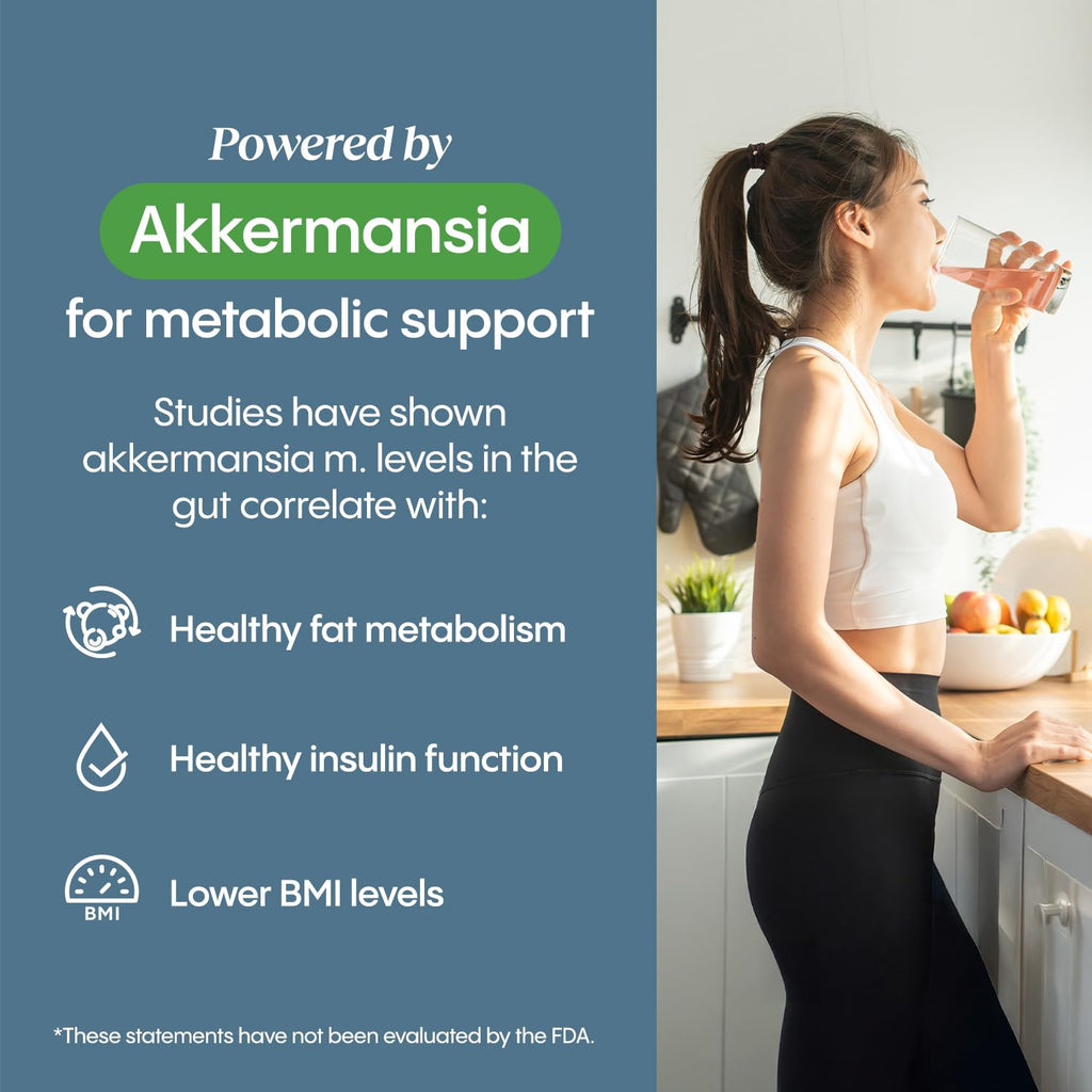 Hydralyte Plus Metabolic Support - GLP-1 Weight Loss Management and Gut Health - 5in1 Probiotic Blend - Akkermansia Muciniphila + Prebiotic Fiber + Electrolytes - Sugar Free (30 Packets) Hydralyte Au supplements