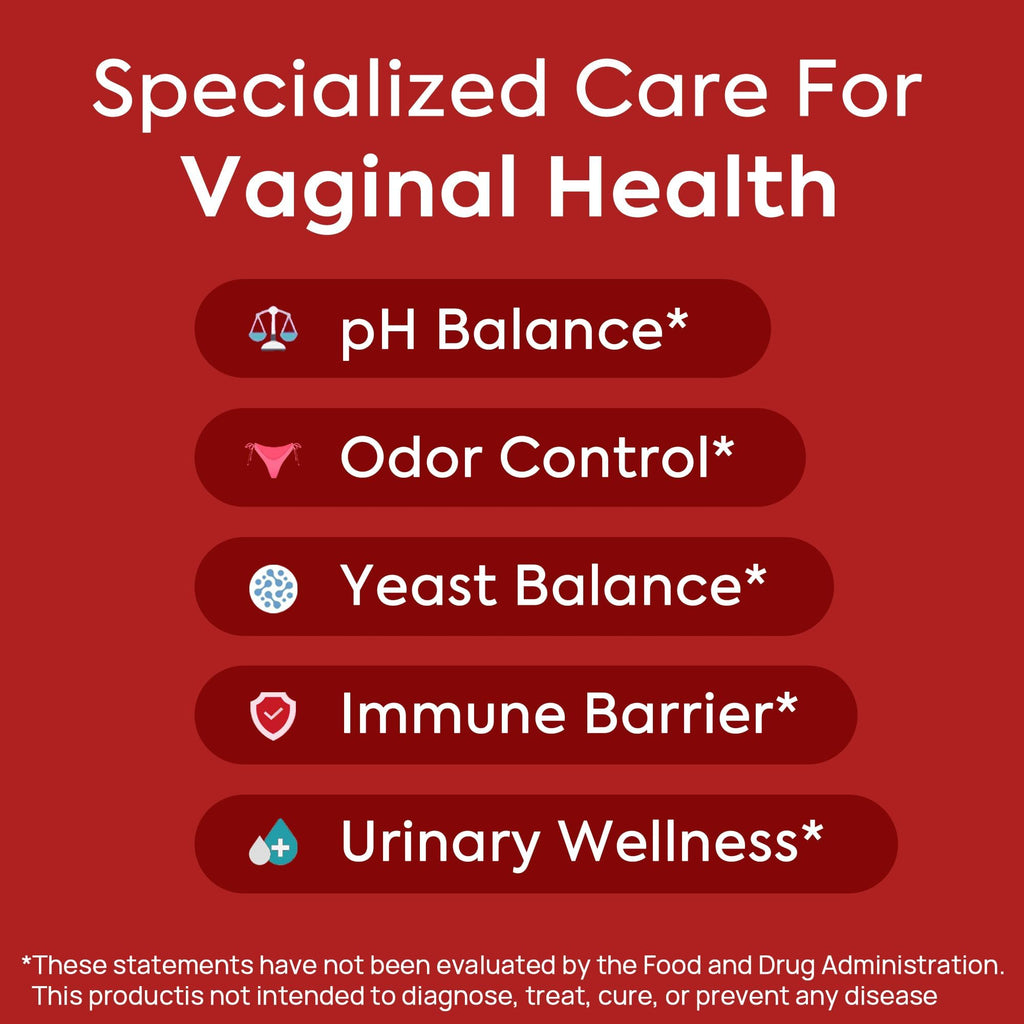 HerAure Vaginal Probiotics for Women - pH Balance, Healthy Vaginal Odor, Vaginal Flora, Yeast Balance, Women Probiotics and Prebiotics, Immune Support