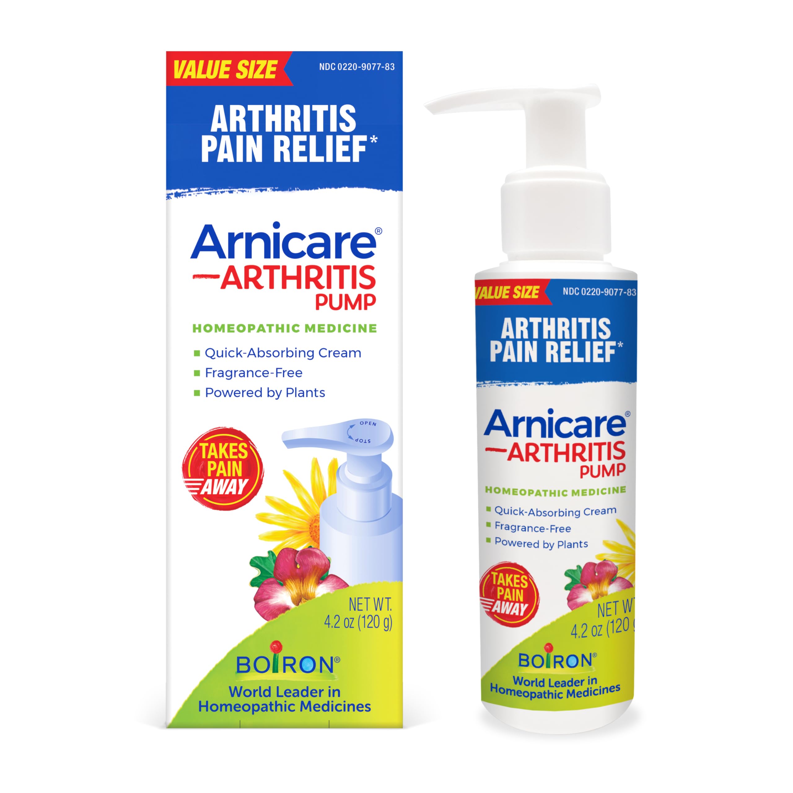 Boiron Arnicare Arthritis Cream Pump for Pain Relief of Knees, Hands, Wrists, Elbows, Joints & Muscles – Quickly Absorbed & Fragrance-Free – 4.2 oz Boiron Au supplements