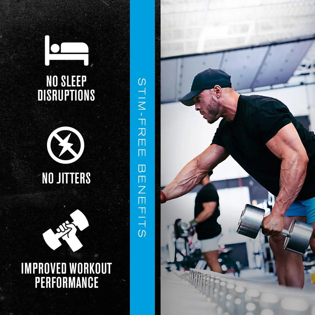 Nitric Surge Stim Free Pre Workout Powder - Caffeine Free Nitric Oxide Supplement Jacked Factory Au supplements