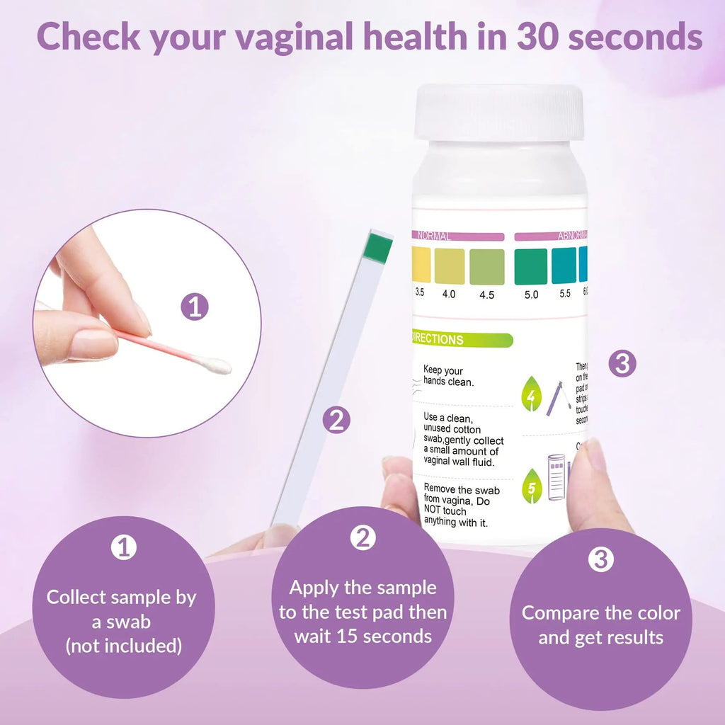 Yeast Infection Test for Women, 50 Count Vaginal pH Test Strips, BV Test Kit at Home SaySummer Au supplements