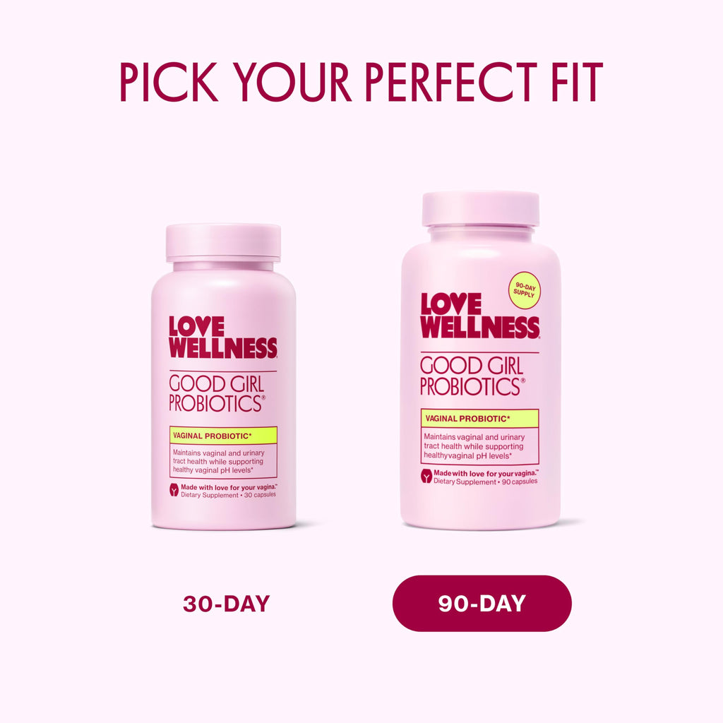 Love Wellness Good Girl Probiotics | Women’s Vaginal Health & pH Balance Supplement | 9-Strain Probiotic for Urinary Tract, Yeast, Odor & Immune Support | Gluten-Free (30-Day Supply) Love Wellness Au supplements