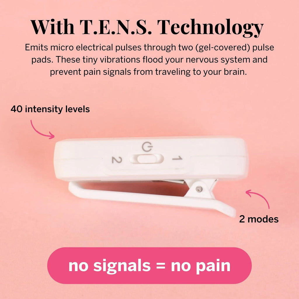 Pixie Period Pain Relief Device - Best PMS Relief Simulator with TENS Technology - Thinnest Wearable Tens Unit - Unnoticeable Under Clothes - Menstrual Cramp Comfort for Feminine Care Pixie Cup Au supplements