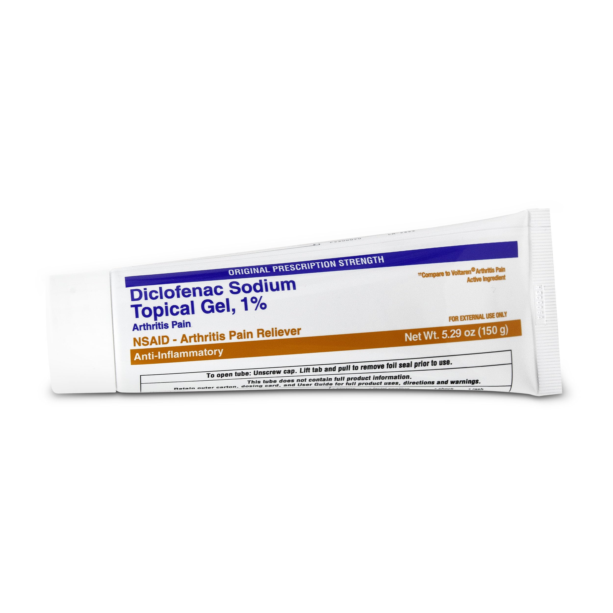 Amazon Basic Care Diclofenac Sodium Topical Gel, 1% (NSAID), Arthritis Pain Reliever for Hand, Wrist, Elbow, Foot, Ankle and Knee Pain Relief, 5.29 oz (150 grams) (Packaging may vary) Amazon Basic Care Au supplements
