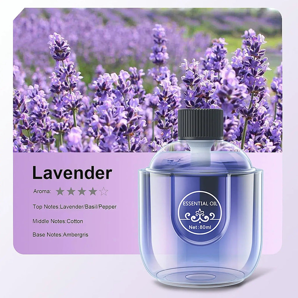 Mini Essential Oil Diffuser, Ultrasonic Mist Air Fresheners for Home with 80 ml Lavender Essential Oils DIUFJAG Au supplements