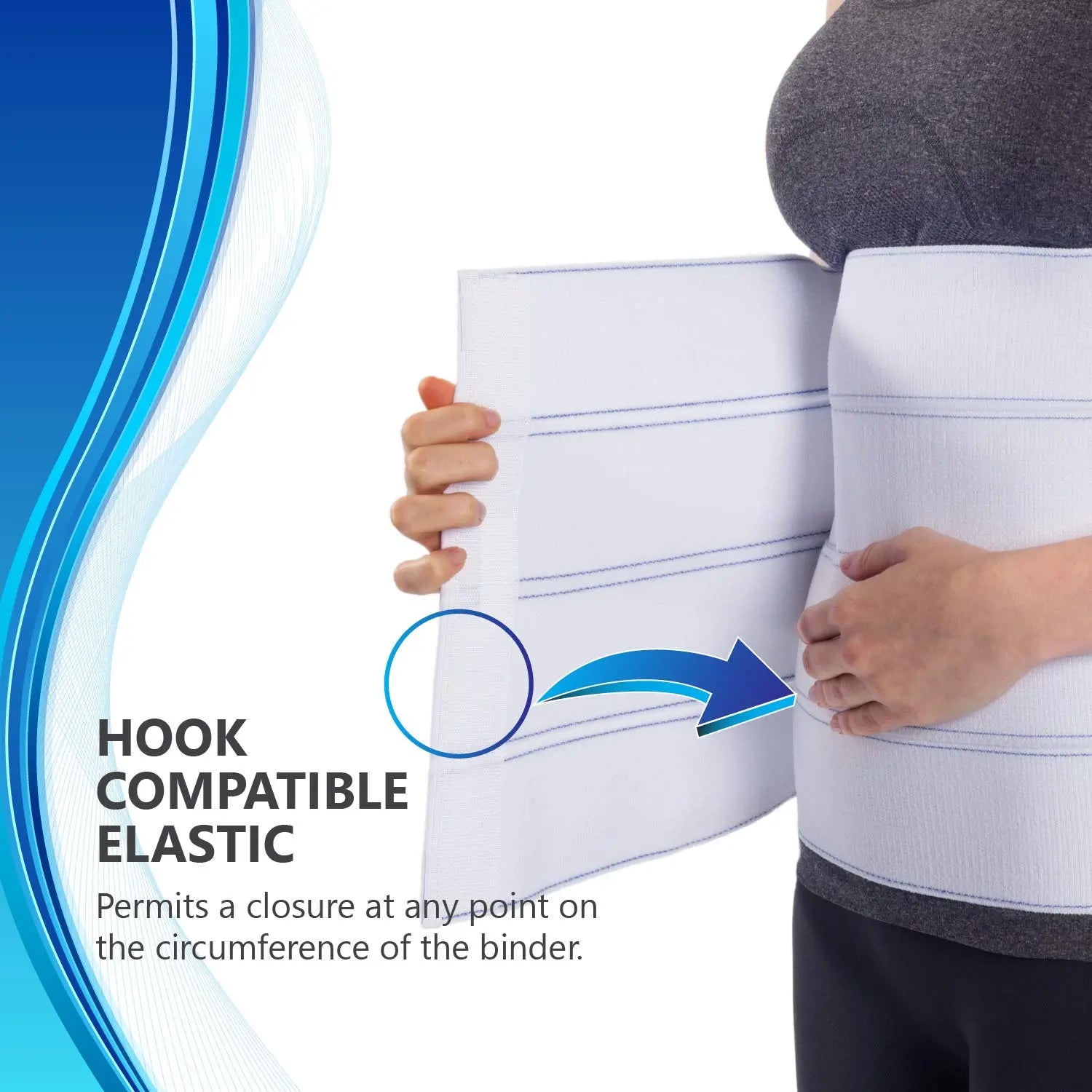 NYOrtho Abdominal Binder Lower Waist Support Belt - Compression Wrap for Men and Women NYOrtho Au supplements