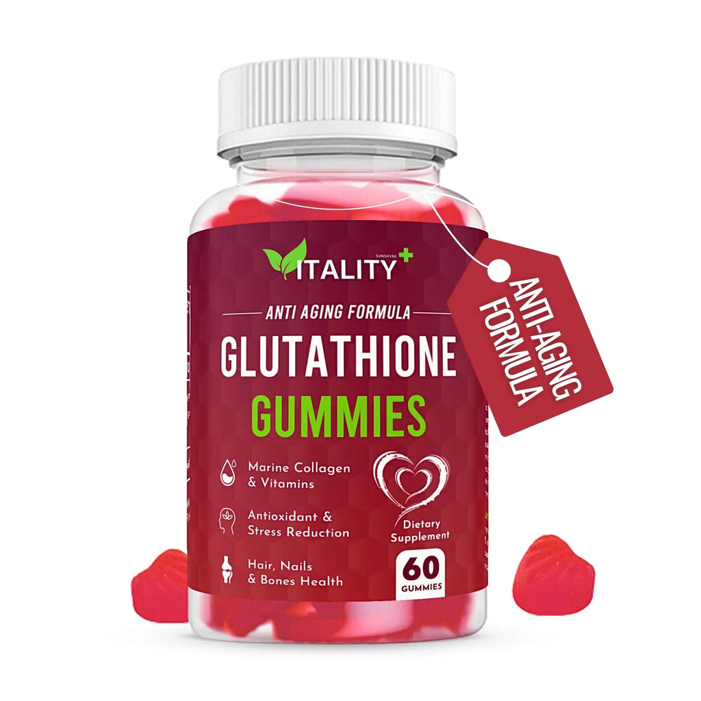 2 Pack Glutathione Gummies | with Marine Collagen | 1050mg per Serving | Antioxidant Support Sunshyne Au supplements