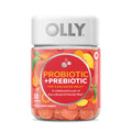 OLLY Probiotic + Prebiotic Gummy, Digestive Support and Gut Health, 500 Million CFUs, Fiber, Adult Chewable Supplement for Men and Women, Peach, 30 Day Supply - 30 Count OLLY Au supplements