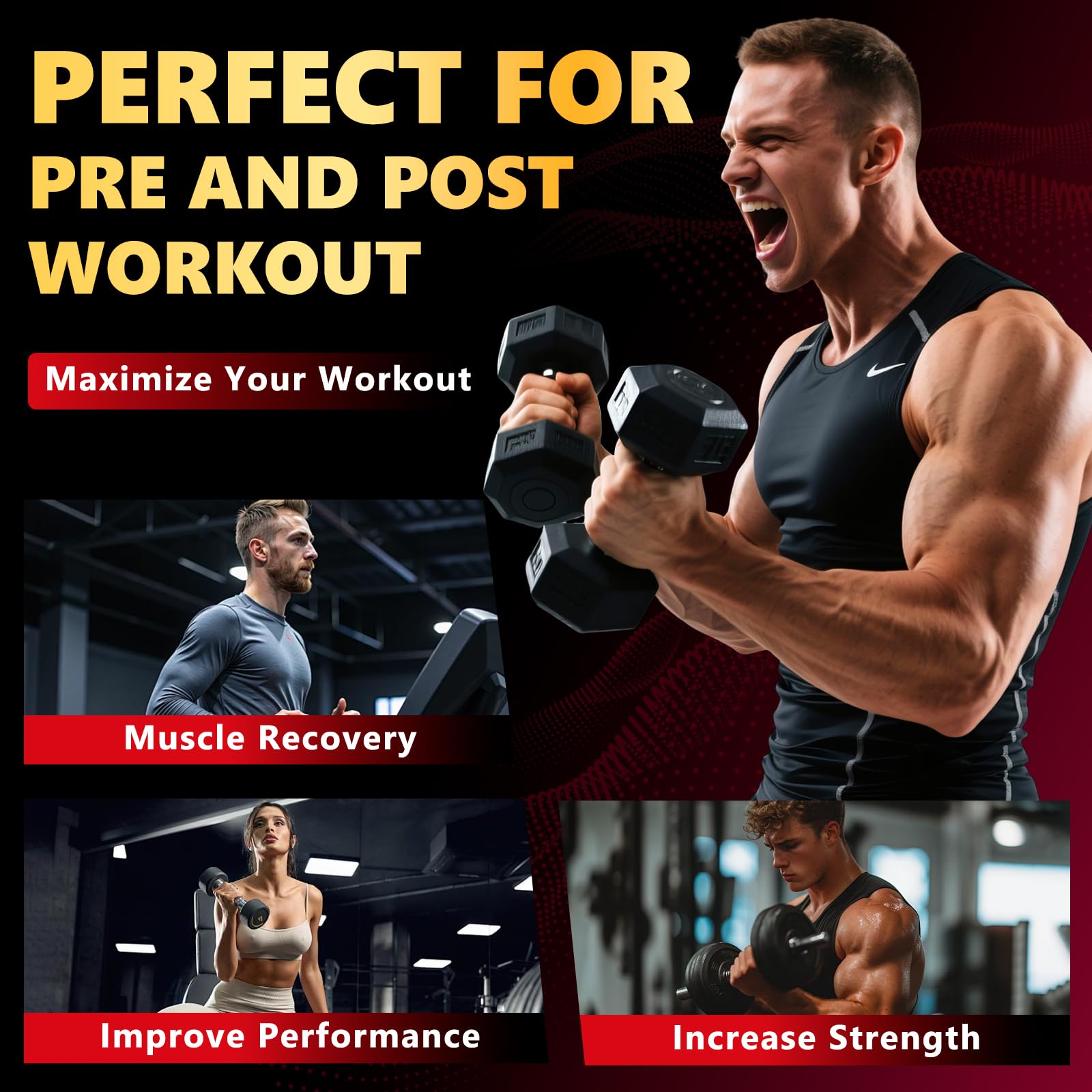 ZELKORE Creatine Monohydrate Gummies 6000mg for Men & Women, Sugar Free Creatine Gummy for Pre & Post Workout, High Absorption Supplement with BCAA, Support Boost Strength,