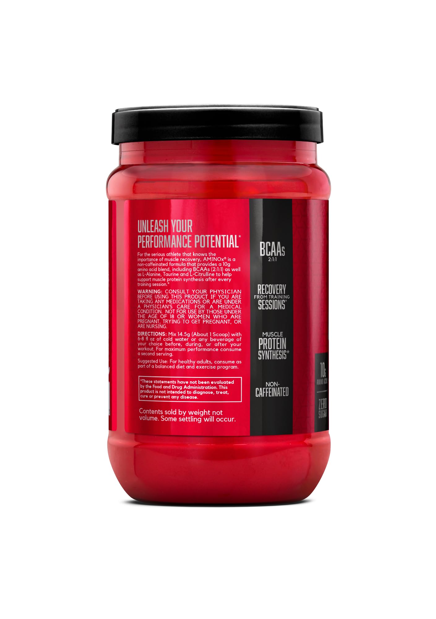 BSN Amino X Muscle Recovery & Endurance Powder, BCAAs, 10 Grams of Amino Acids, Keto Friendly, Caffeine-Free, Support Endurance, Zero Sugar, Fruit Punch, 30 servings,