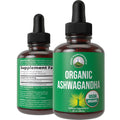 Ashwagandha Liquid Drops. USDA Organic Vegan Supplement. Extra Strength Ashwagandha Root Extract for Women, Men, Kids. with Adaptogens. Zero Sugar, Organic, Gluten Free Tincture Supplements. Peak Performance Au supplements