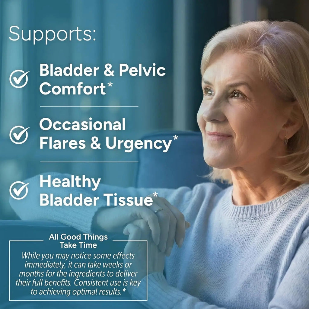 CystoMend Bladder & Pelvic Discomfort Formula (High Potency) - Supports Less Flares & Urgency* - Premium Bladder Support for Women & Men - USA Manufactured & Third-Party Tested - 180 Capsules CystoMend Au supplements