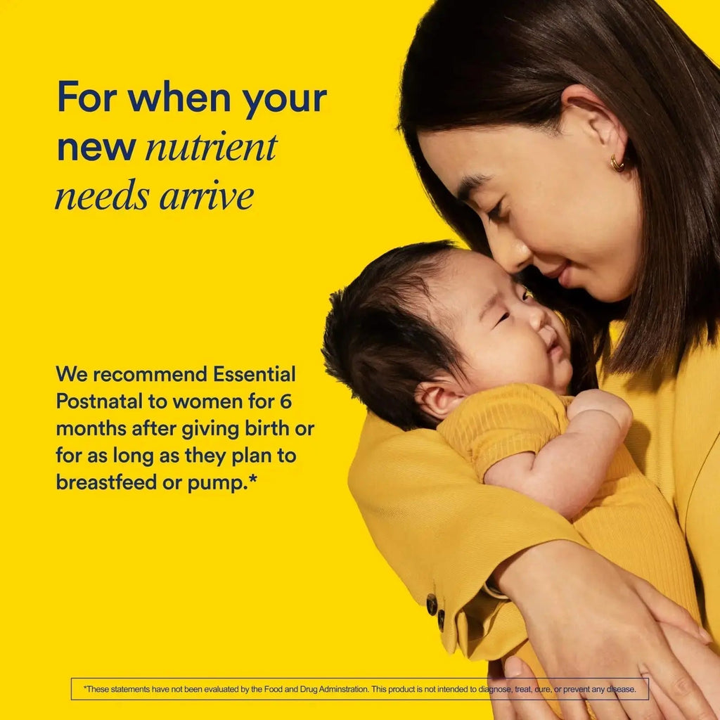 Ritual Essential for Women Postnatal Multivitamin - Postpartum Vitamin - Omega-3 DHA & Choline for Lactation Support, Vitamin A, C, D3 & Zinc Ritual Au supplements