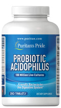 Puritan's Pride Probiotic Supplement, Acidophilus, Capsule, 250 Count(Pack of 1) Puritan's Pride Au supplements