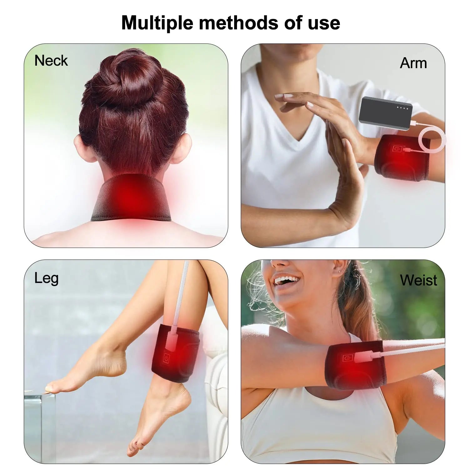 Red Light Therapy Belt for Neck, Infrared Light Therapy Flexible Wearable Wrap Pad LitePow Au supplements