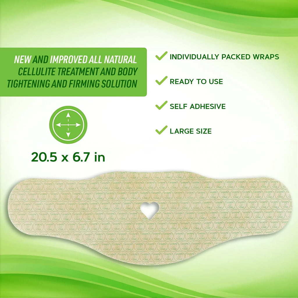 Moisturizing Body Wrap - New and Improved All Natural Body Applicator (5 WRAPS) Shape and Tone Body Products Au supplements