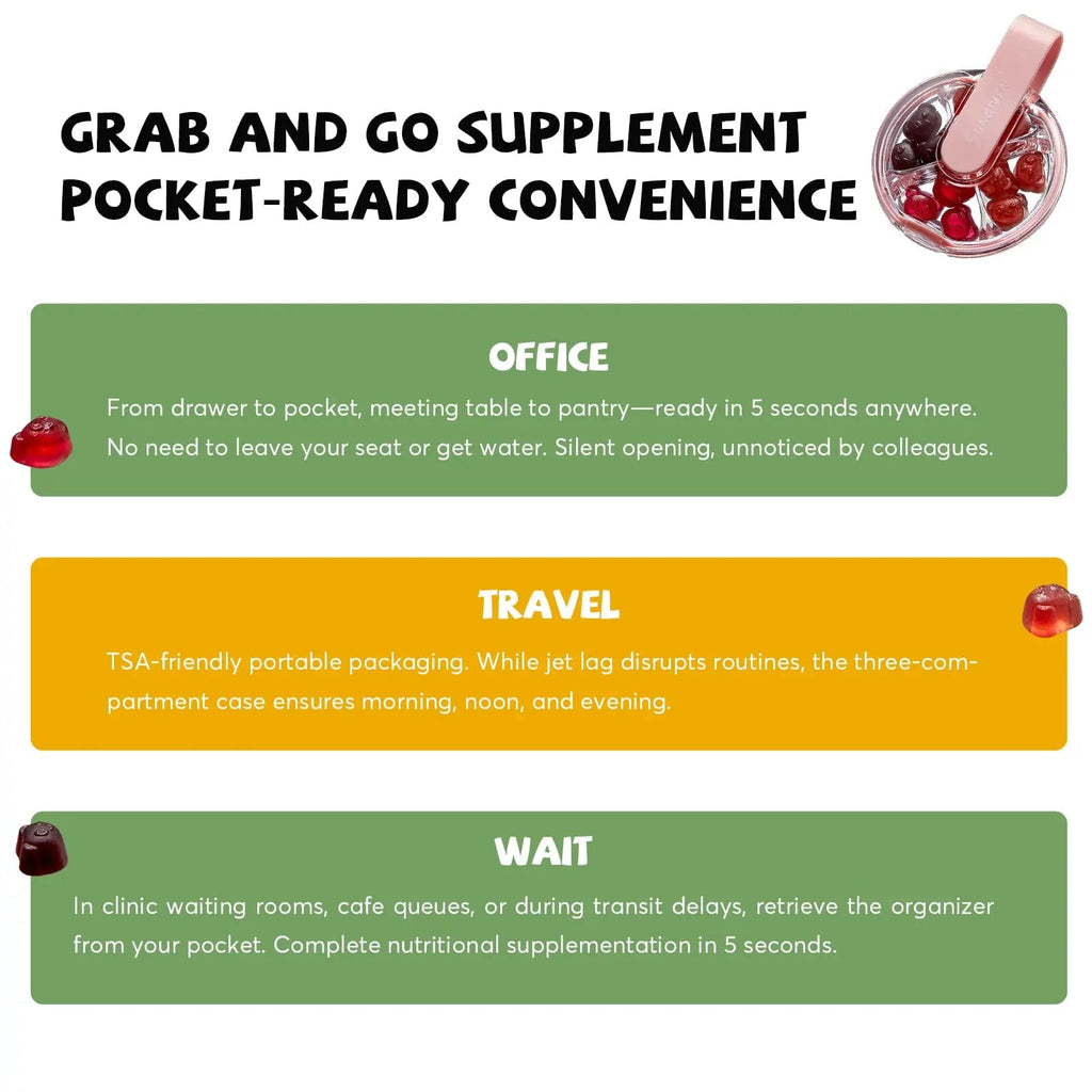 Women's Multivitamin Gummy Pack, 3 Support for Hair Skin Nails Sleep Daily Health, Vitamins A, D, C, E, Biotin, Ashwagandha SUNGIVEN Au supplements