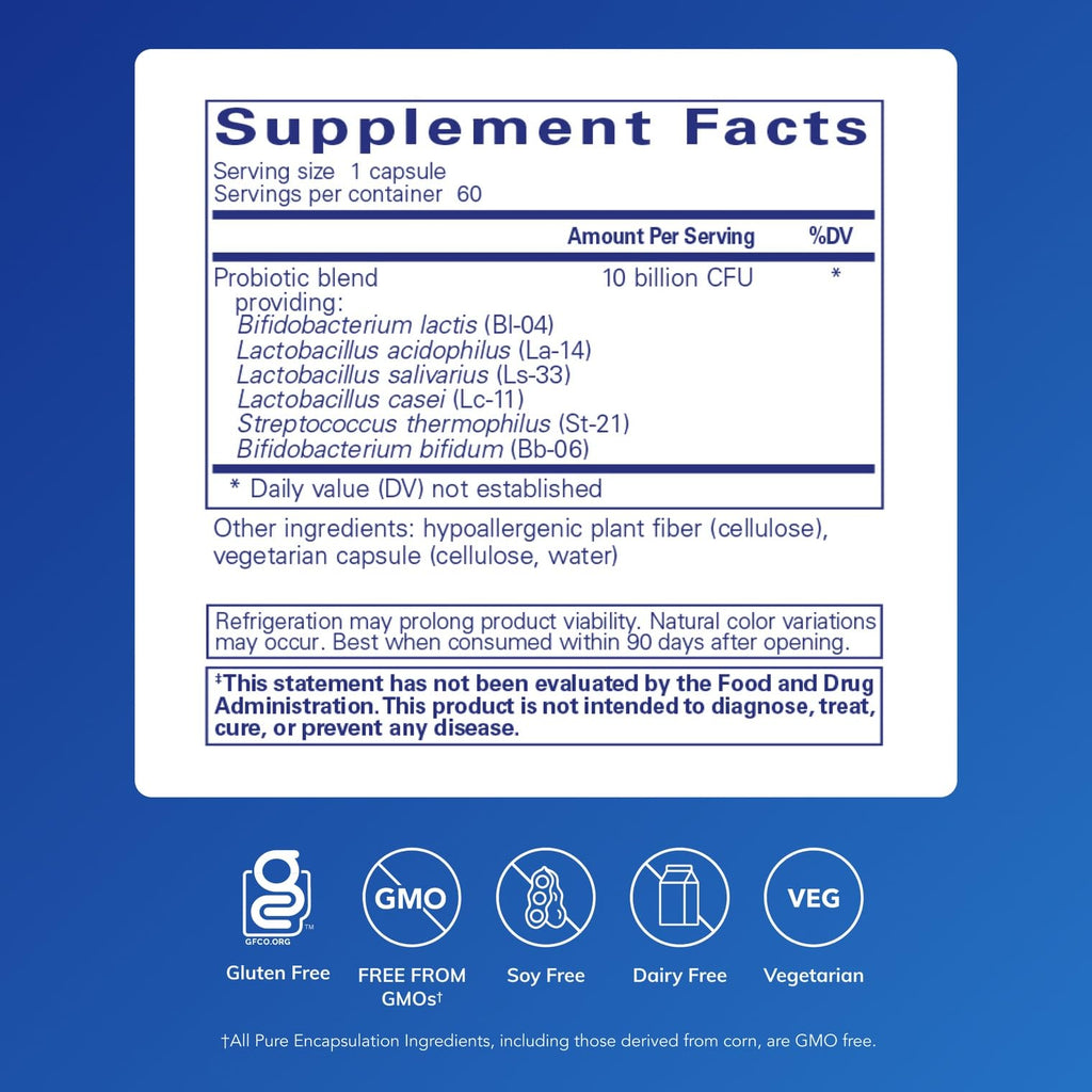 Pure Encapsulations Probiotic G.I. - Shelf Stable Probiotic for Intestinal Health & Gastrointestinal Support