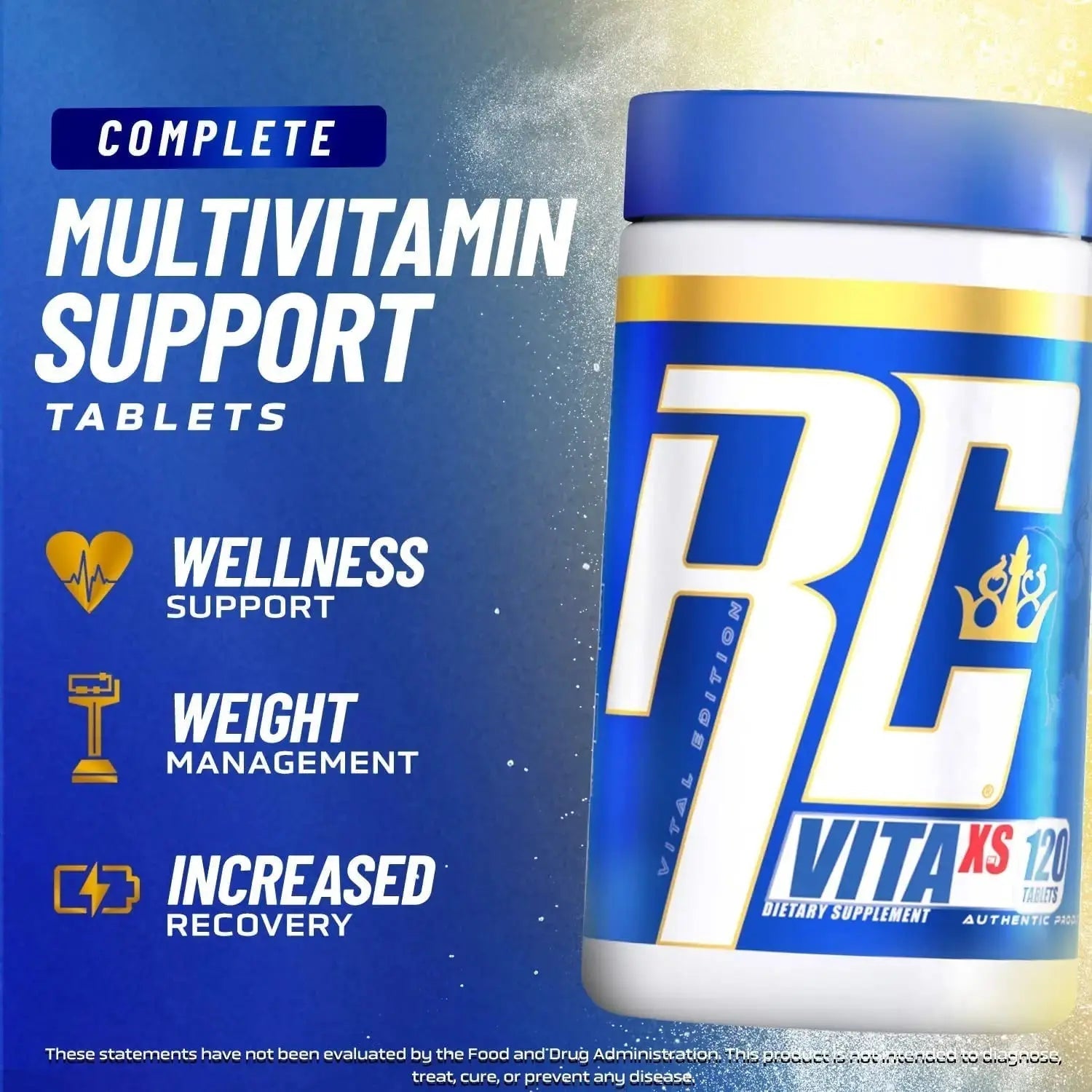 Ronnie Coleman Signature Series Vita XS Multivitamin for Men and Women, Daily Nutritional Support with B Vitamins and Minerals Ronnie Coleman Signature Series Au supplements