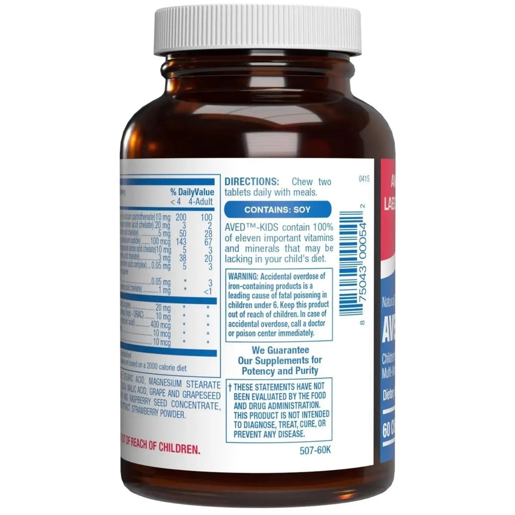 25-in-1 Kids Chewable Multivitamin - Clinically Formulated Kids Multivitamin with Iron Magnesium Vitamins A B Complex C D E Antioxidant Rich Fruit Extracts & More Anabolic Laboratories Au supplements
