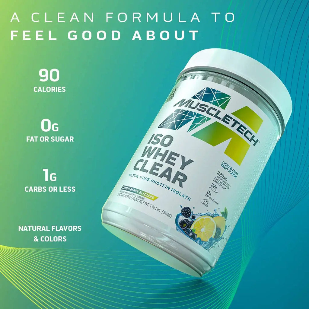 Whey Protein Powder MuscleTech Clear Whey Protein Isolate Whey Isolate Muscletech Au supplements