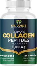 Dr. JOEL'S Multi Collagen Complex for Women and Men - Collagen Peptides Capsules with Biotin - Ultimate Collagen Pills 150 - Type I, II, III, V & X - Made in The USA Dr. JOEL'S Au supplements