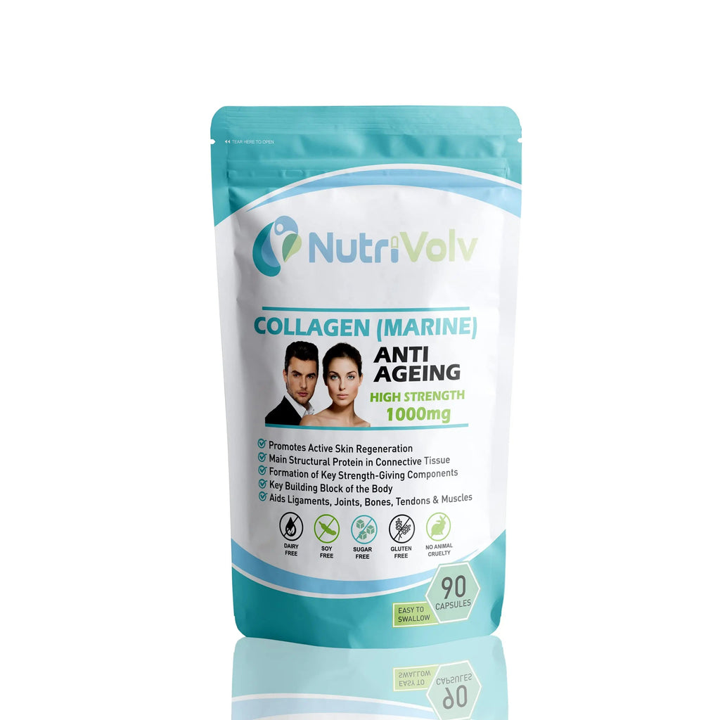 Nutrivolv Collagen Marine (1000mg) Supplement for Skin , Anti Ageing Nutrivolv Au supplements