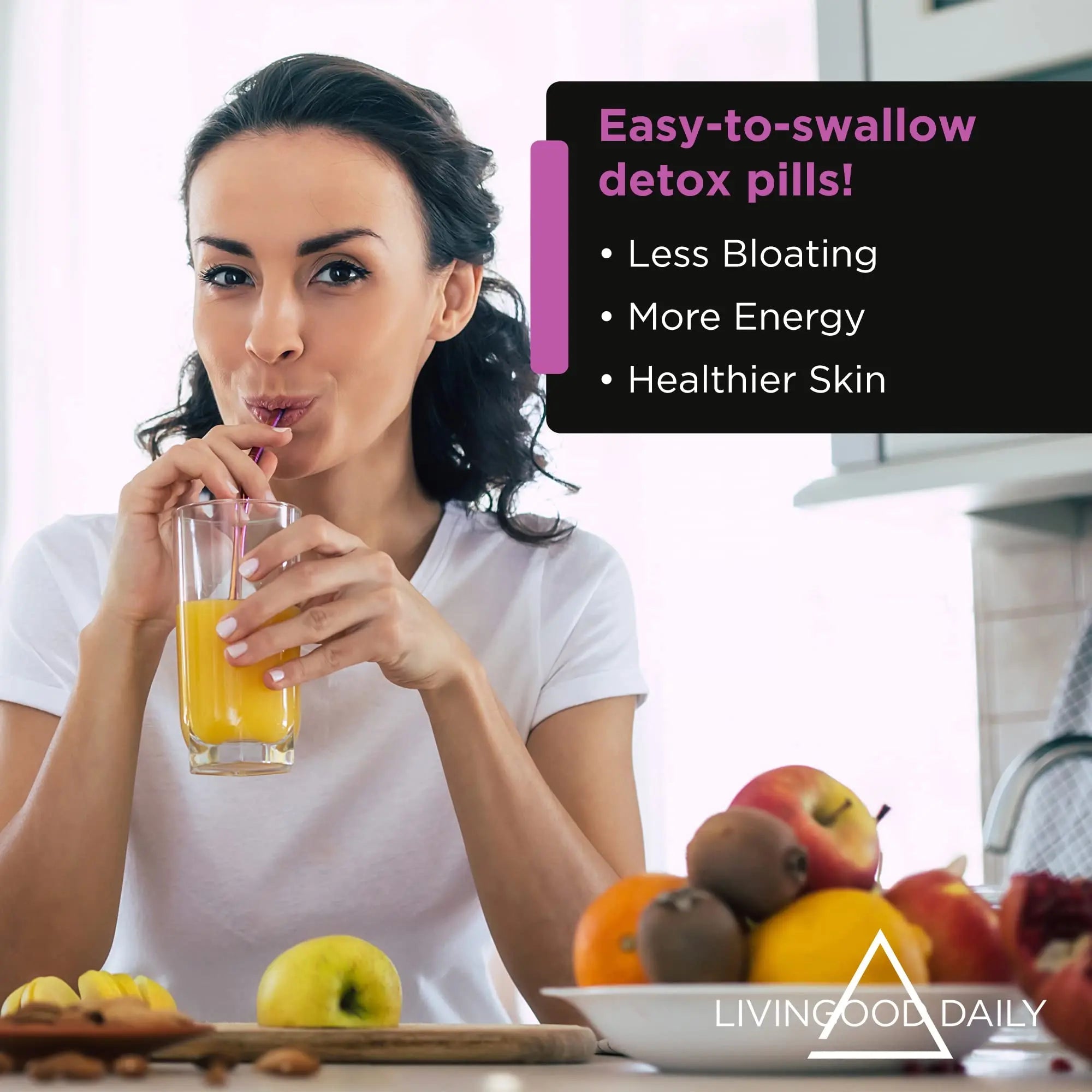 Livingood Daily Detox Pills - Full Body Detox Cleanse for Women & Men with Milk Thistle Livingood Daily Au supplements