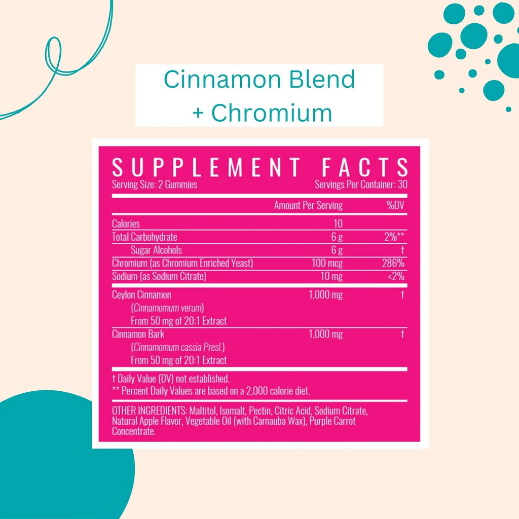 PCOS Herbal Gummies: Manage Cravings and Hormonal Balance; Cinnamon Complex PCOS Herbal Tea Au supplements