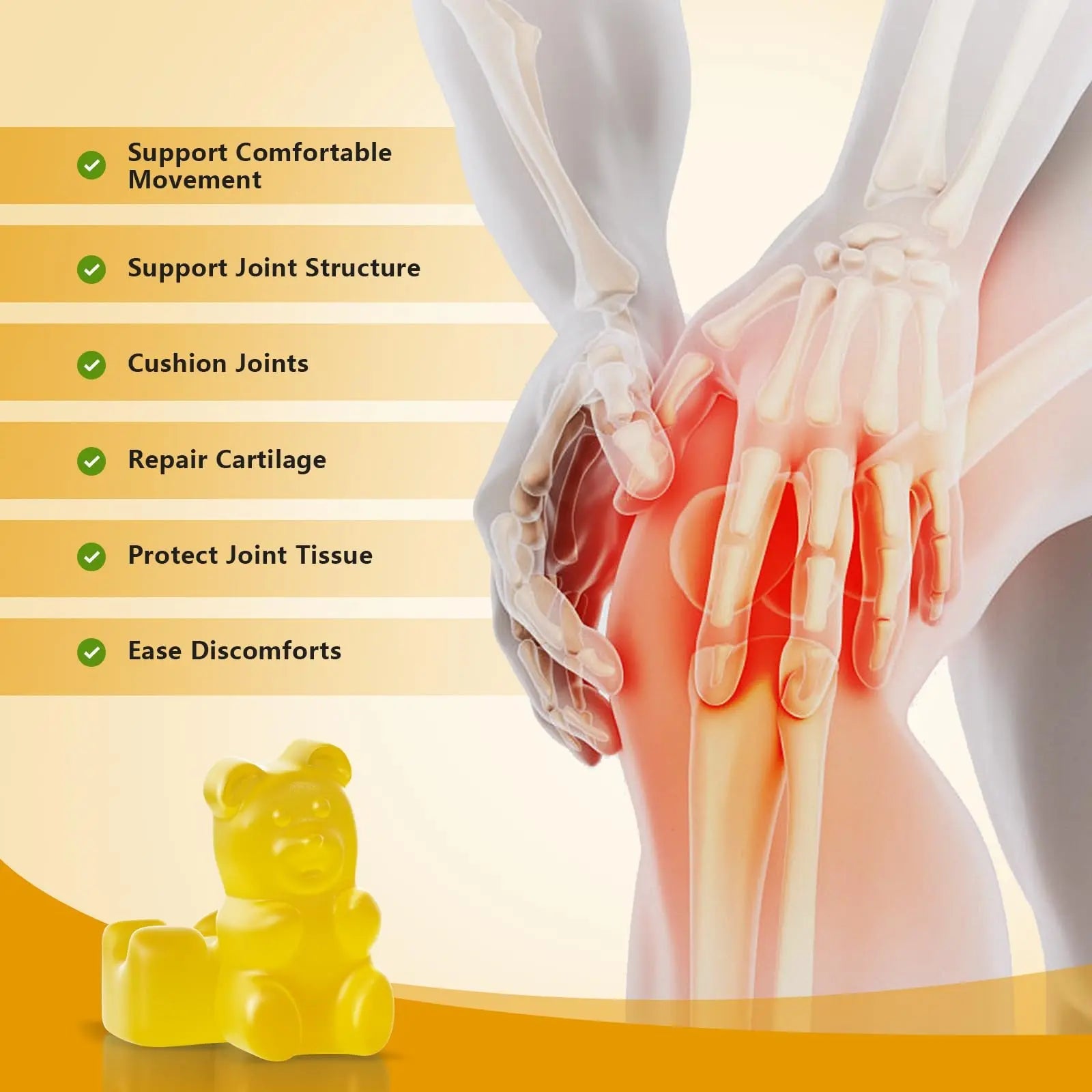 Sugar Free Glucosamine Chondroitin Gummies, Extra Strength 1500mg Glucosamine UPNEUTRI Au supplements