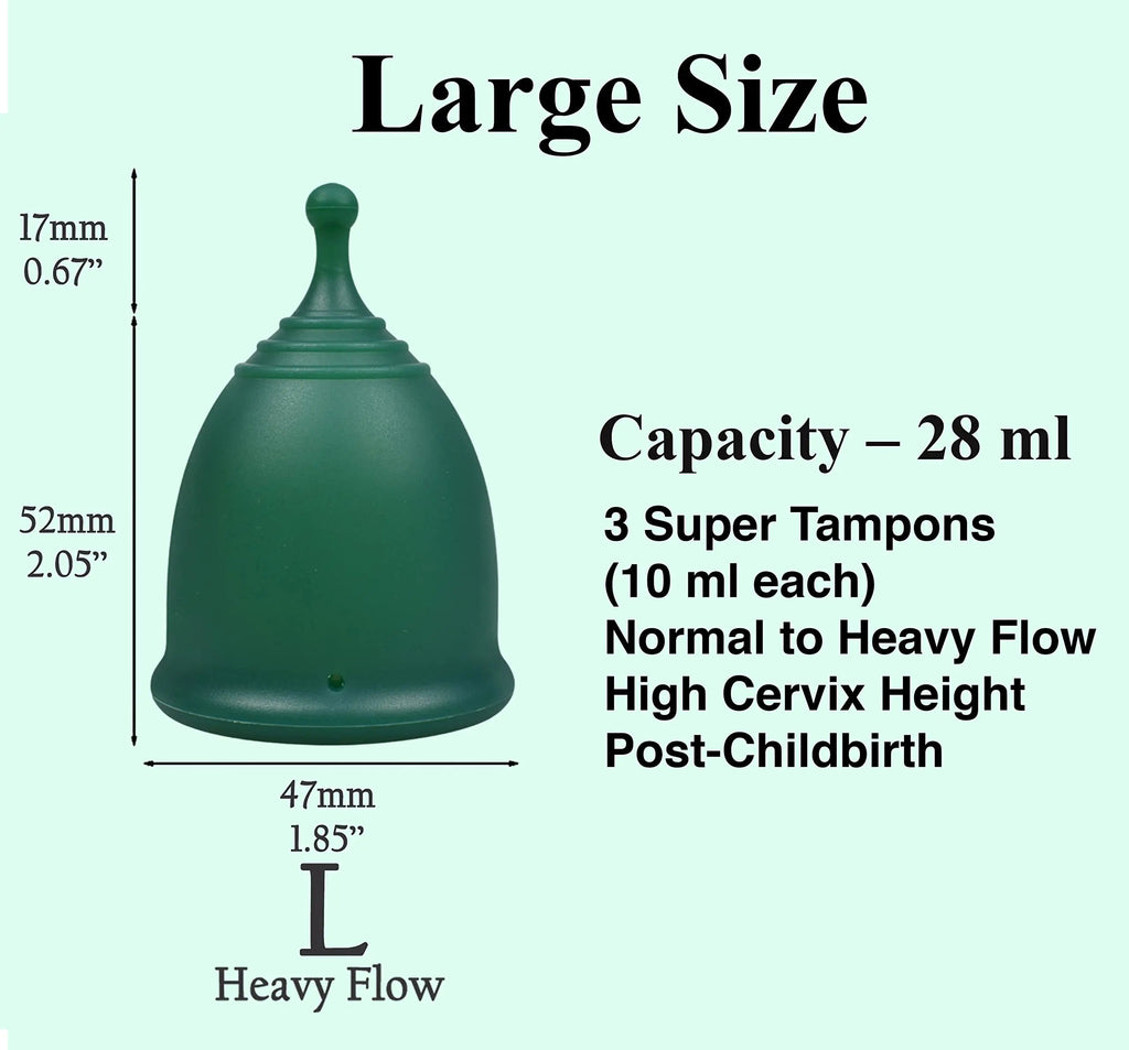 SHORDY Reusable Menstrual Cup (Small & Large) Set of 2 with Box, 100% Soft Silicone, Copa Menstruelle SHORDY Au supplements